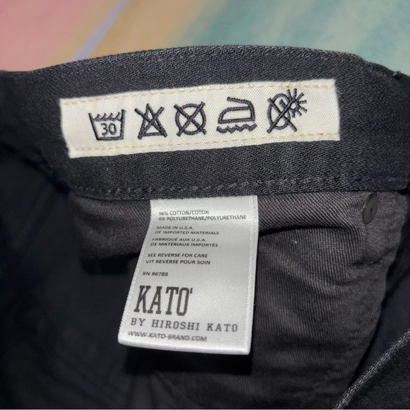 Kato The Pen Slim Stretch Selvedge Jeans - Cole men’s size 34 - Picture 8 of 11